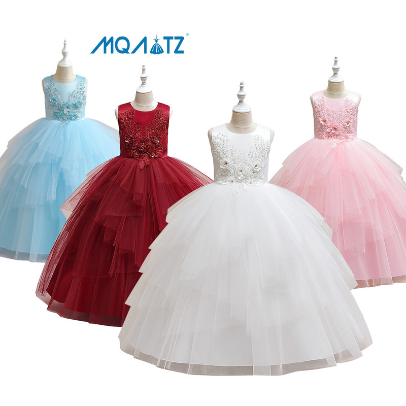 Meiqiai Princess Girls Floral Printed O