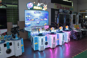 Pantalla HD de 85 pulgadas, juego de arcade para interiores, <span class=keywords><strong>Software</strong></span> de juego de peces, máquina de pesca VR que funciona con monedas para parque de juegos - Product Image 3