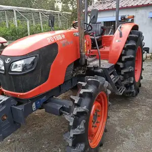 二手久保田拖拉机农场70hp 85hp 95hp拖拉机4x4迷你轮式拖拉机久保田出售二手价格