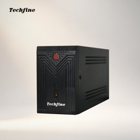 Alimentation sans interruption Techfine UPS 800VA 480W 220V avec batterie au plomb en veille et protection contre les surtensions pour ordinateur