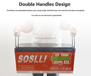 12V LiFePO4 Batterie 100Ah 12V 200Ah Lithium LiFePO4 Batterie 12V 50Ah Slimline Lithium-Batterie 12V 200Ah Lithium-Ionen-Batterie - Product Image 5