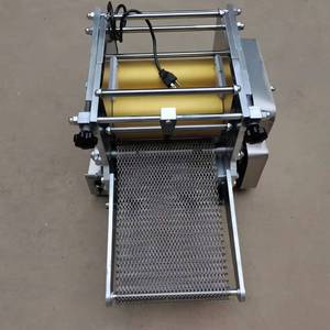 <b>Pancake</b> <b>Maker</b> Stainless Steel Semi <b>Automatic</b> With Motor For Grain Product Making Machines - Product Image 1