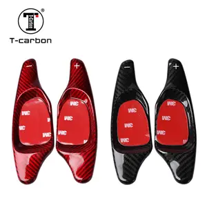 T-carbon Carbon Fiber Steering Wheel Shifter Paddle Extended modify Carbon Paddle Shifter For Audi S3 TTRS RS3 RS5