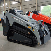 Derette v1000 avec puissant moteur diesel Kubota pour mini chargeuse compacte sur chenilles