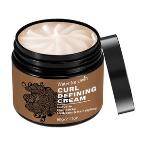 Crema Definidora de Rizos Water <span class=keywords><strong>Ice</strong></span> Levin con Aceite de Ricino Negro, Hidratante y de Fijación Fuerte para el Cabello, 60g - Product Image 5