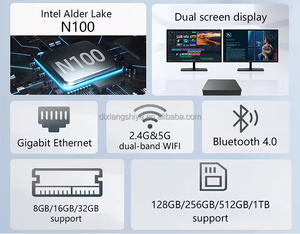 Vente en gros de tout nouveau <span class=keywords><strong>mini</strong></span> ordinateur de bureau N100 intégré DDR4 8G + 256 Go personnalisé quatre cœurs <span class=keywords><strong>mini</strong></span> <span class=keywords><strong>PC</strong></span> hôte - Product Image 6