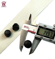 Verrou de cordon professionnel robuste 3,5 mm pour veste d'extérieur, à deux trous, avec embout de serrage à ressort, coloré et réglable en POM