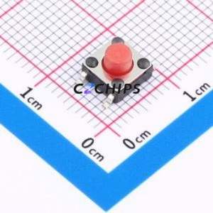 TC-06104FC-043E-R-03 Tactile Switch SMD Switch ( Operating Force: 2.5N )( Switch Length: 6mm )( Switch Width: 6mm ) - Product Image 1