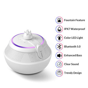 Altavoz <span class=keywords><strong>de</strong></span> <span class=keywords><strong>Fuente</strong></span> Impermeable para Exteriores, Altavoces Bluetooth Inalámbricos para Piscina con Luz LED <span class=keywords><strong>de</strong></span> 7 Colores - Product Image 4