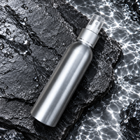 Flacon pulvérisateur en aluminium de qualité supérieure, vaporisateur fin, distributeur de toner, emballage cosmétique rechargeable, conteneur personnalisé avec logo