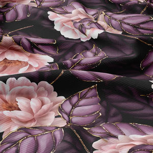 Débardeur en jersey côtelé doux et très élastique, tissu imprimé en tricot côtelé pour femmes, vêtements décontractés - Product Image 3