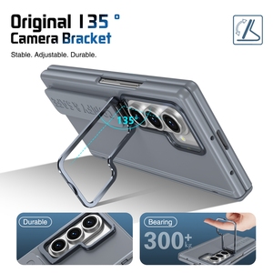 Mới Đến <span class=keywords><strong>2025</strong></span> Dây Đeo Cổ Tay Chân Đế Phim Cường Lực Bảo Vệ Màn Hình Bản Lề Từ Trường Hợp Điện Thoại Bìa Đối Với Samsung Z Gấp 7 6 54 - Product Image 6