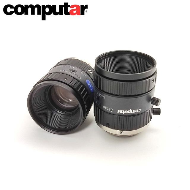 Computar High Resolution 25mm 1.5MP 2/3" C-Mount Machine Vision Lens for Industrial