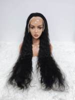 Promoción: Pelucas de Cabello Virgen Natural Doble Trama, Lisas y Onduladas, con Encaje Completo 13x4, de 26 y 32 Pulgadas, de Alta Calidad, 320g