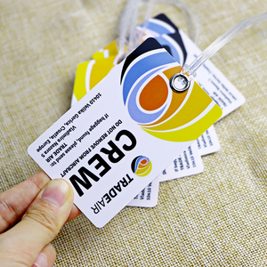 Etiquetas colgantes de equipaje impresas personalizadas tarjetas RFID NFC - Product Image 3
