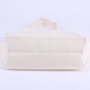 Wholesale Custom Print Logo <b>Cheap</b> Reusable Shopping <b>Bags</b> Plain White Blank Cotton Canvas Tote <b>Bag</b> <b>Beach</b> Heavy Duty <b>Bag</b> 05 - Product Image 6