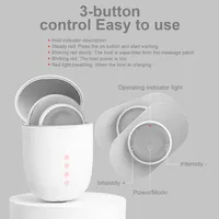 Appareil TENS Sans Fil à Domicile, Stimulateur Musculaire pour le Soulagement de la Douleur, Coussinets de Massage EMS Rechargeables Portables Contre la Douleur
