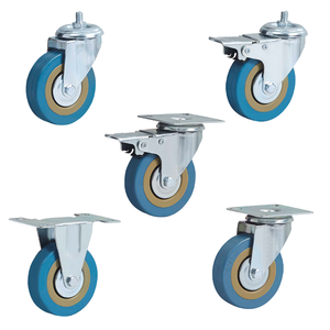 Maßgefertigte Grauguss-Rollen 2,5 Zoll <span class=keywords><strong>3</strong></span> Zoll 4 Zoll 5 Zoll PVC Industrieräder Möbel-Trolley Regalräder - Product Image 5