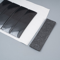 Selbstklebende Acryl-Silikon-Pufferpads Rechteckig Rutschfest Verschleißfest Stoßdämpfend Vibrationsdämpfend Wasserdicht 2mm