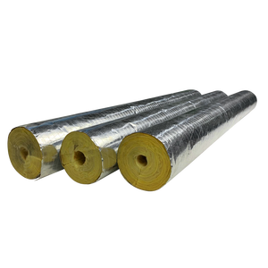 <span class=keywords><strong>Isolation</strong></span> de tuyaux en laine de verre ignifuge hydrofuge 64 kg/m3 50 mm <span class=keywords><strong>Extérieur</strong></span> Écologique Classe A1 - Product Image 2