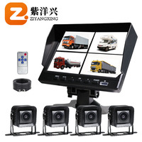 ZYX OEM 360 dans camion arrière antichoc caméra Mini enregistreur avant et arrière activé par la voix surveillance à quatre canaux