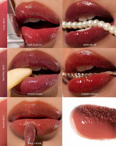 Gloss à lèvres végétalien personnalisé avec logo, huile de graines de framboise, bois de rose, <span class=keywords><strong>abricot</strong></span>, rose nude laiteux, hydratant, brillant, longue durée, porte-clés, soin des lèvres - Product Image 3