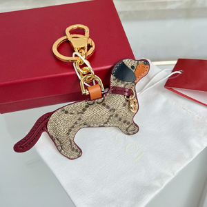 Pendentif de sac/breloque créative en cuir PU de luxe, design européen, motif chien G, unisexe, pour sacs décontractés/sportifs, accessoire décoratif pour sac à main, bijou suspendu - Product Image 3
