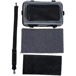 Transportadora de Mascotas Aprobada por BSCI para Gatos y Perros Pequeños y Medianos |   Transportadora para Perros con Ventilación Adecuada |   4 ventanas de malla, 3 - Product Image 5
