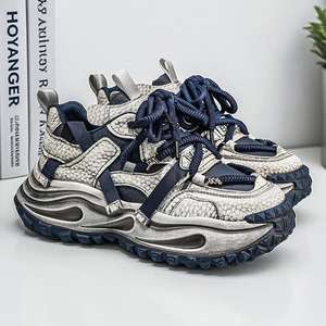 Zapatos de Hombre Estilo Vintage Primavera 2026, Zapatos Casuales Extremadamente Populares con Suelas Gruesas y Tacones Elevados, Zapatos Deportivos - Product Image 3