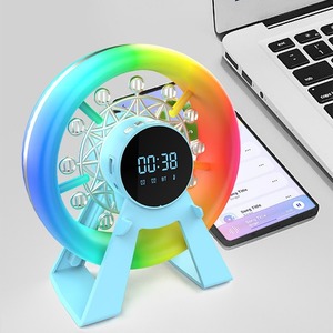 <span class=keywords><strong>Chargeur</strong></span> sans fil USB Bluetooth avec lumières colorées, plafonnier ciel étoilé, réveil et <span class=keywords><strong>chargeur</strong></span> sans fil pour la maison et les fêtes - Product Image 1