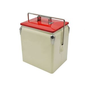 <b>Portable</b> PP Wine Cooler 13L Classic Cooler Box with Ice Retention Metal Construction Promotional Gift Wine <b>Fridge</b> - Product Image 2