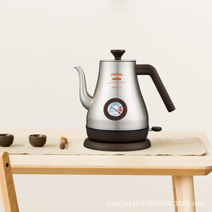 Bouilloire électrique JACAL 1350W en acier inoxydable avec contrôle de la température, design rétro pour la préparation du thé - Product Image 5