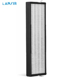Lansenhor filtro hepa oem tf60 e carbono, conjunto pré-filtro aplicar para xiaomi torre purificador de ar t500