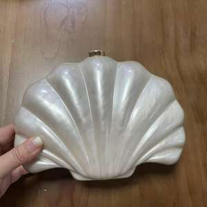 Bolso bandolera de moda para mujer, bolso de mano con cadena para el hombro, Concha acrílica para fiesta nocturna - Product Image 6