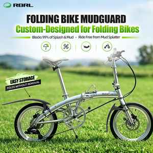 Guardabarros Ajustable RBRL para Bicicleta, Instalación Rápida, Anti-Salpicaduras, para Bicicletas Plegables y Bicicletas Eléctricas, Accesorios de Ciclismo - Product Image 2