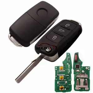 Untuk VW MQB 3 Tekan Tombol Remote Kunci dengan AES48 Chip-315mhz Meminta Model