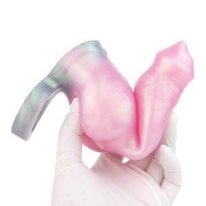 YOCY Pene Vaina Perro Gallo Fantasía Animal Dildo Super Suave Silicona Pene Extensión Manga Hombre Pene Extender Adultos Juguetes Sexuales - Product Image 3