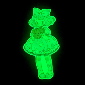 Pegatinas de dibujos animados que brillan en la oscuridad, diseño personalizado de Halloween para niños, equipaje, tazas, libros, decoraciones - Product Image 1