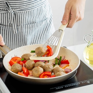 Spatule de cuisson en silicone pour poisson et steak, résistante à la chaleur, antiadhésive, en acier inoxydable, pour ustensiles de cuisine - Product Image 2