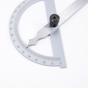 Dasqua 0-180 derece melek cetvel endüstriyel çok amaçlı ayarlanabilir yarım ay iletki cetvel - Product Image 3