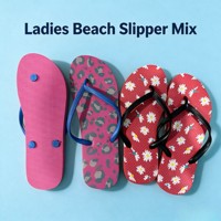 0,48 Dollar GLL062 Tongs de plage pour femmes, couleurs assorties, imprimé floral, chaussures décontractées d'extérieur, motifs variés, vente en gros