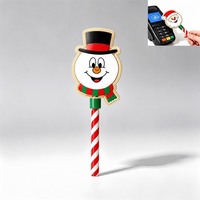 Baguette magique de Noël pour carte de crédit, baguette magique 3D imprimée pour paiement sans contact, bâton de paiement sans contact, cadeau de Noël original