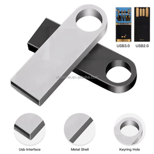 Clé USB 2.0 en métal, clé mémoire USB 2G 4G 8G 16G 32G 64GB, clé USB personnalisée avec logo, mini clé USB - Product Image 5