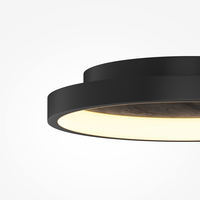 Plafonnier LED moderne en aluminium avec télécommande, CRI 90 élevé, pour salon, salle à manger, chambre, bureau, hall d'entrée, couloir, hôtel