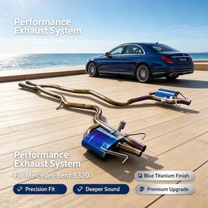 Tuyau d'échappement Valvetronic en titane pour Mercedes-Benz S320/S400/S450/S500 W222 2014-2018, silencieux arrière optimisé pour un son amélioré - Product Image 1