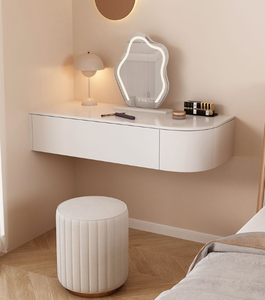 <span class=keywords><strong>Tocador</strong></span> <span class=keywords><strong>Flotante</strong></span> Moderno <span class=keywords><strong>con</strong></span> <span class=keywords><strong>Espejo</strong></span> Iluminado Ajustable, <span class=keywords><strong>Tocador</strong></span> de Pared para Dormitorio - Product Image 6