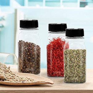 Color Box Eco-Friendly PET <b>Plastic</b> Modern Simple Customized Size Kitchen Seasoning Box Multi-functional Spice Storage Containers - Product Image 4