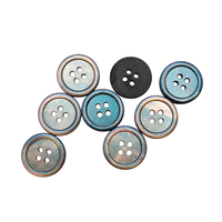 Bouton à quatre trous en résine et papillon noir, nouveau bouton pour vêtements chinois, accessoires vestimentaires