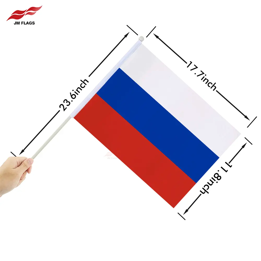Promozione vendita calda 30*45cm bandiere della Russia tutti i paesi bandiere personalizzate Russia