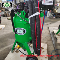 Machine de sablage sans poussière DB225 DB500 DB800 DB1500 DB3000 pour le nettoyage anticorrosion des métaux